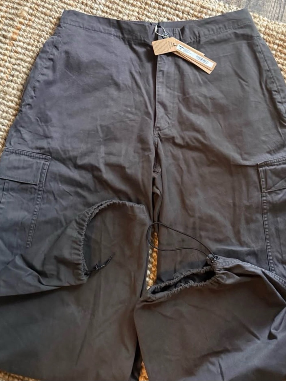 SKIMS NWT Cargo Pants in Onyx / Black medium women oversized